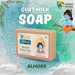 Lakshmi Krishna Natural Baby Almond Soap-100g ||Organic Baby Almond Soap - Gentle and Nourishing Soap for Sensitive Skin||-image-55
