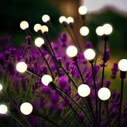 IFNOT Solar Firefly Lights, Swaying Solar Garden Lights, Waterproof Solar Powered Outdoor Lights with Heavy Bulb, Flexible Branches & 800mAh Battery for Patio Walkway Yard Decoration (2 Pack)-image-50