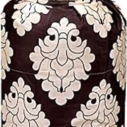 Kuber Industries Polyester Dust-Water Proof LPG Gas Cylinder Cover (Brown)-KUBMART15480-image-44
