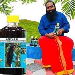 Jhadiwalo Adivasi Jeevasanjeevini Herbal Hair Oil- Promotes Strong Healthy Hair Growth with Pure Ayurvedic Herbs and Roots 250ml Pack of 1-image-28