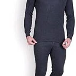 DGH� Oswal Body Warmer Thermal Wear Set for Men�s, V Neck + Trouser, Set of 01-image-59