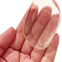 Belicia 3 pcs Clear Silicone Makeup Applicator Sponge Perfect for BB CC Cream Foundation Concealer Blending Air Cushion Cosmetics Blender (3 Clear)-3