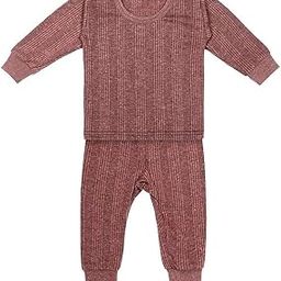 PURSUE FASHION Unisex Kids Winter Wear Thermal Set Innerwear Top & Full Pant Woolen Warmer Combo Set for Girls Boys, Kids Unisex Body Warmer Thermal (Set of 1)-image-9