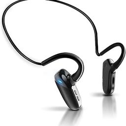 EQZ Bone Conduction Earphones, Bluetooth Evolution, Air Conduction, Smart Earphones, Bluetooth Wireless Earphones, 0.6 oz (18 g), Ultra Lightweight, Comfortable Fit in Ears, ENC Noise Canceling-12