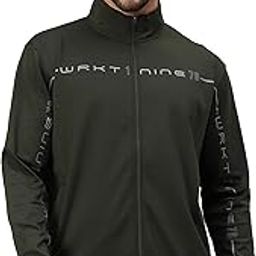 Mens Casual Jacket With Side Hand Pockets/Long Sleeve Sweatshirt/Full Zip Running Tracksuit Jacket-image-37