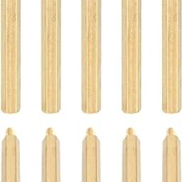 DTGN M3x35x6mm(DxHLxML) - Brass Hex Standoff -20Pack- Good for Electronic Machine - Male to Female Spacer Screw Nuts-image-32