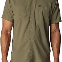 columbia Men Polyester Loose Omni-Shade Ridge Utility Lite Hiking and Trekking Short Sleeve Shirt-picture-23