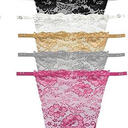 Lace Camisole for Women, Pack of 5 (Black, White, Beige, Grey, Pink)-image-35