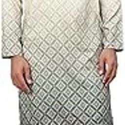 Men's Ombre Printed Kurta Pyjama Set-image-16