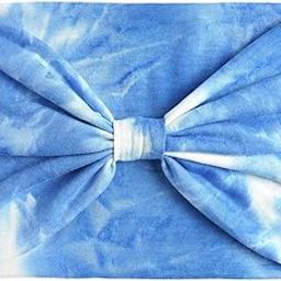 Women Wide Headband Tie Dye Head Scarf Sweat Absorbent Soft Stretchy Bandana Style G | Hair Accessories | Womens Accessories-image-53