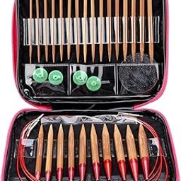 Interchangeable Knitting Needles, Convinient Interchangeable Knitting Needle Ring Set for Knitting Tools for Needles Ring Set-image-8