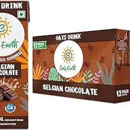 Only Earth Oats Shake | Belgian Chocolate | Vegan | Plant-based | Lactose-free | No Added Preservatives, Colours | Cholesterol-free | Guilt-free | With Calcium, Vitamin D, B1, B2 and B12 (12 Packs)-picture-13