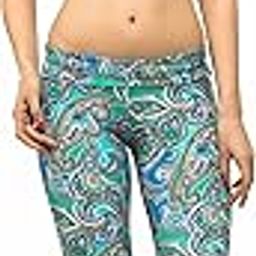 Women Plus Size UPF 50+ Capri Bootcut Swim Pants Rash Guard-image-64