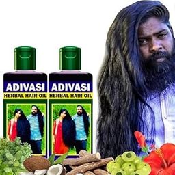 Adivasi Ayurvedic Adiwasi Herbal Keh tel with Natural & Biotin for Control Hairfall Hair Oil (200 ml)-image-61