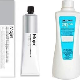 L|OREAI Professional Maji.Rels Hair Color Colour + 20 VOL ORE.OR DEVLPR 495 ML (Number No 4 ++ Medium Brown, 49.50 Grams)-image-2