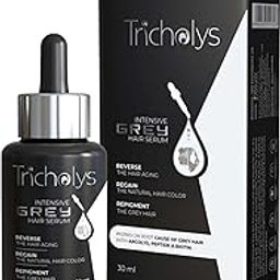 Tricholys Intensive Grey Hair Serum, Anti-Ageing Treatment with Arcolys and Biotin, Natural Hair Colour Restoration, 30 ml-14