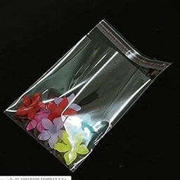 DMS RETAIL Jewellery Packing Self Adhesive Plastic Bag - Transparent Poly, Clear Resealable, Packing Material - Pack of 100, Size 4 * 6, White-27