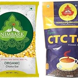 NIMBARK Chana Dal (Gram Split) | High in Fiber & Nutrition | 500gm + CTC Black Tea - 250g | Bold Flavor & Rich Aroma | Perfect Morning Brew-11