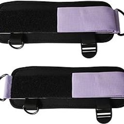 ATORSE 2Pcs Ankle Straps for Cable Machine Parts Sports Ankle Support for Women Men Purple-image-79