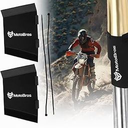 Vagary Motorcycle Front Fork Seal Dust Covers Universal Fit with Waterproof Fabric, Dust & Dirt Protection for Fork Seals-21