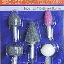 Inditrust Abrasive Mounted Stone Rotary Grinding Wheels Bit Set of 5 (Multi Colour))-18