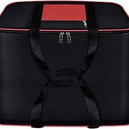 Storite Multi-Purpose Moisture Proof Nylon 131 L Super-Size Jumbo storage bag for Toys/Stationery Paper/Blankets/Clothes Rectangular(RedBlack 57 x 48 x 48 cm)-image-64