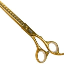 Marc Professional Hair Cutting Scissors (MHT-ST-06) Gold, Premium Stainless Steel, 6 inch, Razor Sharp Blades-image-60