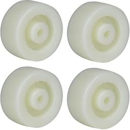 B K JAGAN & CO Nylon Roller Wheel, Round Pulley Caster for Small Flat Car, Product Supporting Wheel Single Wheel Nylon Caster Wheel, (Pack of 4) (3 Inch)-33