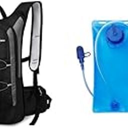 GUSTAVE® Hydration Backpack with 3L Bag for Hiking Cycling Running MTB BPA Free Water Professional for Men Women Kids Trekking and Accessories 2 PCS-image-15