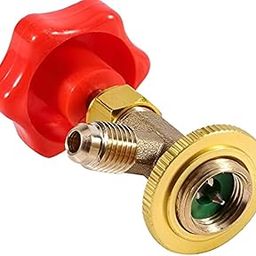R134a & R22 Refrigerant Can Tap Valve, M14/1/4 SAE Universal Fitting, Red-27
