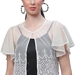 Women & Girls Shrugs Regular Fit Fassion Wear, Summer Wear, Outdoor Shrugs Fabric 100% Cotton for Womens and Girls (SRG-2678)-21