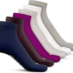 talkingsox Bamboo Ankle Socks for Men & Women Anti-Odor, Seamless, Breathable, Super Soft, Office & Running – Pack of 6-picture-13