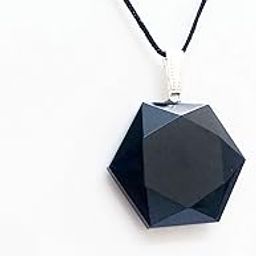 Black Onyx David Star Shaped Crystal Black Pendant For Men And Women-image-77
