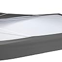 Elegant Comfort Box Spring Cover - Snug 4 Way Elastic Wrap Around Jersey Knit Alternative for Bed Skirt, Ultra Soft, Wrinkle Free-11