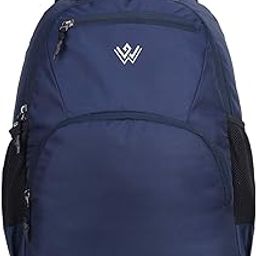 Wesley Matrix 15.6 inch 35L Casual Waterproof Laptop Backpack/Office Bag/College Bag/Business Bag/Unisex Travel Backpack (Navy Blue)-picture-0