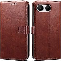 Oncraves Flip Case for Oneplus Nord 4 5G | Card Slots, Magnetic Closure, Brown-image-60