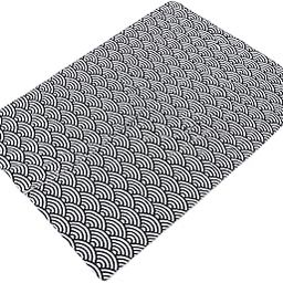 Stroller Sun Cover, Beautiful Pattern Keep Warm Baby Stroller Sun Shade UV Protection Breathable Multipurpose for Baby Carrier for Baby Stroller (Black Waves)-59
