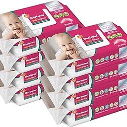 Morisons Baby Dreams Premium Soft Cleansing Baby Wipes enriched with Aloe Vera and Vitamin E - Pack of 8-8
