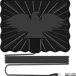 Echocart 25dB High Gain TV D Digital TV 150 Miles Amplified Booster Active Indoor Aerial Flat Aerial TV Aerial-picture-21