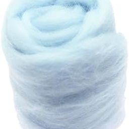 THE STYLE SUTRA® 3x10g Wool Roving Fiber Hand Spinning Crafts for Doll Handmade Nile Blue | Crafts | Needlecrafts & Yarn | Spinning & Felting | Roving Wool & Fibers-5