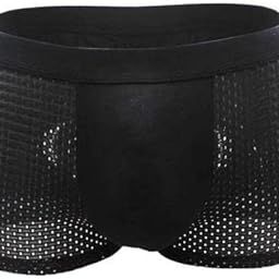 Men Breathable Pouch Men Underwear Packs Mesh Boxer Briefs | Dots Printed | Size:-M,L,XL (Pack of 1,2, 3)-49