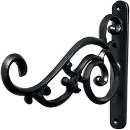 REAL ECO STAR Metal Wall Hook Hanging Plant Bracket | Decorative Straight Plant Hanger for Pots Bird Feeders Planters, Lanterns, Cotton, Wind Chimes Indoor and Outdoor Hanger (Pack of 1, Black 45)-image-33