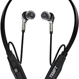TEMPT Groove Air Neckband, 35 Hours Playtime, Type C Fast Charging, BT V5.2, 10MM Drivers with Copper Rings, Crystal Clear Sound, IPX5 Water & Sweat Resistant (Black)-31