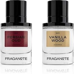 Fraganote Persian Oud & Vanilla Wood Perfume Combo (50ml Each) | Unisex Fragrance Set For Gifting | Long-Lasting, Exotic Oud & Warm Vanilla Wood Scents | Ideal For Diwali Gifts & Special Occasions-image-45
