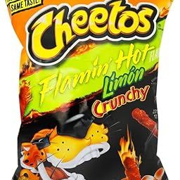 Cheetoss Flamin' Hot Limon Crunchy Cheese Flavoured Snacks 226.8 Gram (From USA)-image-37