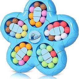Jambuwala Enterprise® Magic Bean Toy, Rotating Magic Bean Fidget Toys 2-in-1, Magic Ball Brain Teaser Game, Gift for Kids Boys Girls, Magic Cube Toy for Kids Puzzle Educational Toys for 3+ Multi-color-17