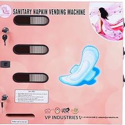 Relycure®⇒VP INDUSTRIES (Manual Operated with 5 ₨ Coin | Capacity-100 Pads) Sanitary Napkin Vending Machine | Operates by inserting a 5 Rs coin and rotate a knob @ 360 degrees to dispense a napkin-71