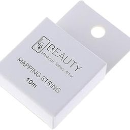 Microblading White Mapping String Pre-Inked Eyebrow Marker Thread Tattoo Brows Point Line Tool Mess-Free White Thread-16