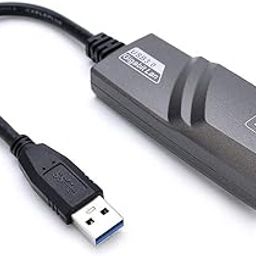 ETZIN Ethernet Adapter, USB 3.0 to RJ45 Gigabit LAN Adapter 10/100/1000Mbps USB Network Adapter for Windows 10/8.1/8/7/XP/Vita, EPL-770UG (Pack of 1)-32
