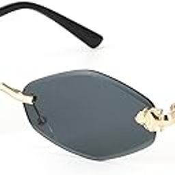 Retro Sunglasses-Black for Men & Women | Stylish Unisex Goggles | Trendy Shades | Designer Eyewear | UV Protection Frame | Travel Fashion Accessories-image-73